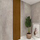 Ver imagem 4 de Painel MDF com adesivo Ripado 3D  250cm x 44cm x 8cm Gelius