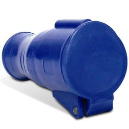 Acoplamento 2p+t 32a 220/240v 6h Azul - S3256 - Steck Acoplam.2p+t 32a 220/240v 6h Az S-3256 Steck - 1