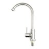 Torneira Cozinha Banheiro Aço Inox 304 Escovado 1/4 - 1