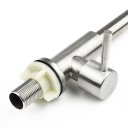 Ver imagem 4 de Torneira Cozinha Banheiro Aço Inox 304 Escovado 1/4