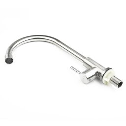 Torneira Cozinha Banheiro Aço Inox 304 Escovado 1/4 - 7