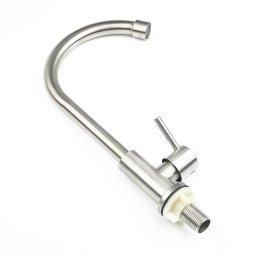 Torneira Cozinha Banheiro Aço Inox 304 Escovado 1/4 - 6