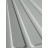 Painel Ripado Versátil Horizontal: 01 Unid. 110x270cm Larg. Talatto Painéis Branco Tx - 3