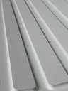Ver imagem 3 de Painel Ripado Versátil Horizontal: 01 Unid. 110x270cm Larg. Talatto Painéis Branco Tx