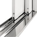 Ver imagem 7 de Porta de Aço de Correr 215x152cm 3 Folhas com Vidro Liso Qualitysol Ramassol