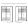 Porta de Aço de Correr 215x152cm 3 Folhas com Vidro Liso Qualitysol Ramassol - 10