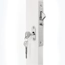 Ver imagem 7 de Porta de Aço de Correr 215x152cm 3 Folhas com Vidro Liso Qualitysol Ramassol