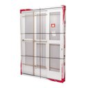 Ver mais imagens de Porta de Aço de Correr 215x152cm 3 Folhas com Vidro Liso Qualitysol Ramassol