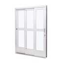 Ver imagem 2 de Porta de Aço de Correr 215x152cm 3 Folhas com Vidro Liso Qualitysol Ramassol
