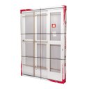 Ver mais imagens de Porta de Aço de Correr 215x200cm 3 Folhas Vidro Liso Qualitysol Ramassol