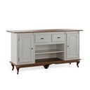 Ver imagem 1 de Mesa Ilha Hannover 1,76m - 60710 Mmj-lz Lz-off White/imbuia