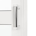 Ver imagem 5 de Porta de Aço Correr 215x200cm 3 Folhas Vidro Liso Qualitysol Ramassol Branco