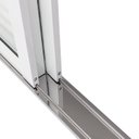 Ver imagem 6 de Porta de Aço Veneziana de Correr Lateral 215x142cm 3 Folha Vidro Liso Qualitysol Ramassol