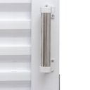 Ver mais imagens de Porta de Aço Veneziana de Correr Lateral 215x142cm 3 Folha Vidro Liso Qualitysol Ramassol