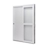 Porta de Aço Veneziana de Correr Lateral 215x142cm 3 Folha Vidro Liso Qualitysol Ramassol - 1
