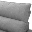 Ver imagem 7 de Sofá Retrátil Reclinável com Chaise Direito 265cm Glee F04 Linho Cinza - Lyam Decor