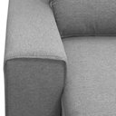 Ver imagem 5 de Sofá Retrátil Reclinável com Chaise Direito 265cm Glee F04 Linho Cinza - Lyam Decor