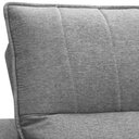 Ver imagem 6 de Sofá Retrátil Reclinável com Chaise Direito 265cm Glee F04 Linho Cinza - Lyam Decor