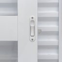 Ver imagem 5 de Porta de Aço Veneziana de Correr Lateral 215x142cm 3 Folha Vidro Liso Qualitysol Ramassol