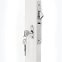 Ver mais imagens de Porta de Aço Veneziana de Correr Lateral 215x142cm 3 Folha Vidro Liso Qualitysol Ramassol