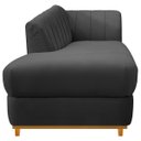 Ver mais imagens de Kit Diva Recamier Vanessa 160cm Lado Esquerdo e 01 Poltrona Laura Linho Adj Decor Cinza Escuro