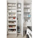 Ver imagem 6 de Kit Lavandeira Flow com Dispenser de Sabão 2,3 L Branco + Borrifador + Rodo + Cesto com Tampa ou