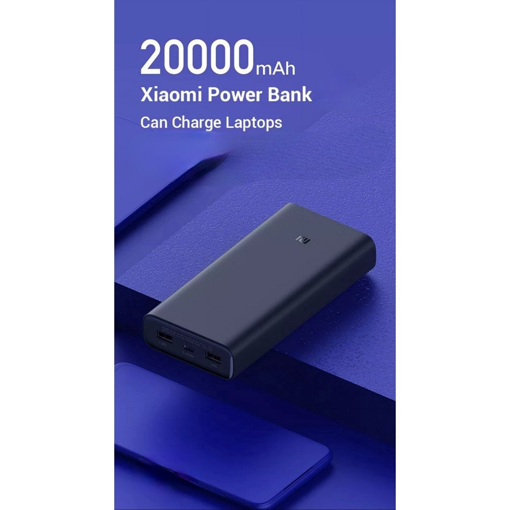 Power bank xiaomi 20000MAH 3 pro PLM07ZM turbo - 9