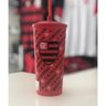 Copo Plástico Clube de Regatas Flamengo com Canudo Oficial - 2
