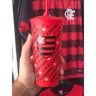 Copo Plástico Clube de Regatas Flamengo com Canudo Oficial - 3