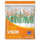 Ver imagem 4 de Kit Varão + Cortina para Box Visor | Cortina Copo de Leite (1,35x2,00m) e Varao Extensivel 70 Ate 12