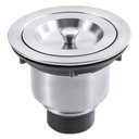 Ver mais imagens de Kit Válvula com Cesto Inox + Tampa Decorativa Inox
