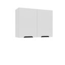 Ver imagem 2 de Armário de Cozinha Aéreo Meena 80x66cm com 2 Portas Branco 250014