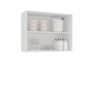 Ver imagem 3 de Armário de Cozinha Aéreo Meena 80x66cm com 2 Portas Branco 250014