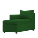 Ver imagem 2 de Recamier Divã Londres 140cm Suede Verde - Clique Decorações