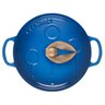 PANELA REDONDA LE CREUSET SIGNATURE QUADRIBOL HARRY POTTER 20CM AZUL MARSEILLE 21972202002464 - 4