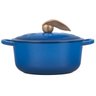 PANELA REDONDA LE CREUSET SIGNATURE QUADRIBOL HARRY POTTER 20CM AZUL MARSEILLE 21972202002464 - 2