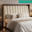 Ver imagem 2 de Cabeceira Casal 140 cm Lumina LED com Frame Linho Tca 210 Corino Tcs 721 Peer