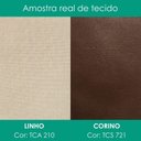 Ver imagem 4 de Cabeceira Casal 140 cm Lumina LED com Frame Linho Tca 210 Corino Tcs 721 Peer