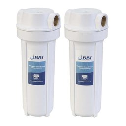 2 Filtro de Agua Bbi para Caixa D\'água e Entrada Cavalete Cisterna Poço Poe com Refil Plissado - 1