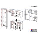 Ver imagem 2 de Cozinha Completa Compacta Xangai Plus Multimóveis