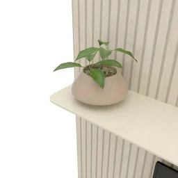 Rack com Painel Ripado Impressão Ripada para TV até 90 Polegadas com LED com Pés Requinte 220cm 100% MDF - 12