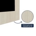 Ver imagem 3 de Rack com Painel Ripado para TV até 90 Polegadas com LED 100% MDF 224cmx250,5cm Pés em Madeira Maciça Impressão Ripada Requinte
