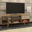Ver imagem 1 de Rack para TV até 65 Polegadas 1 Gaveta 7 Nichos 136cm R1462