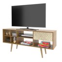Ver imagem 3 de Rack para TV até 65 Polegadas 1 Gaveta 7 Nichos 136cm R1462