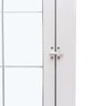 Porta de Aço de Correr e Postigo 215x160cm 2 Folhas com Grade Quadriculada Qualitysol Ramassol - 5