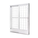 Ver imagem 1 de Porta de Aço de Correr e Postigo 215x160cm 2 Folhas com Grade Quadriculada Qualitysol Ramassol