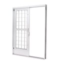 Ver imagem 3 de Porta de Aço de Correr e Postigo 215x160cm 2 Folhas com Grade Quadriculada Qualitysol Ramassol
