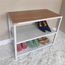 Ver imagem 4 de Sapateira Banco Strassis Design Sd-3503-60 Branca