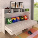 Ver imagem 1 de Cama Articulada Horizontal de Solteiro com 6 Nichos CM8020 Branco