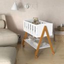 Ver imagem 3 de Mini Berço Sissi/ Liv Branco/eco Wood Matic